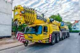 Autokran im Einsatz